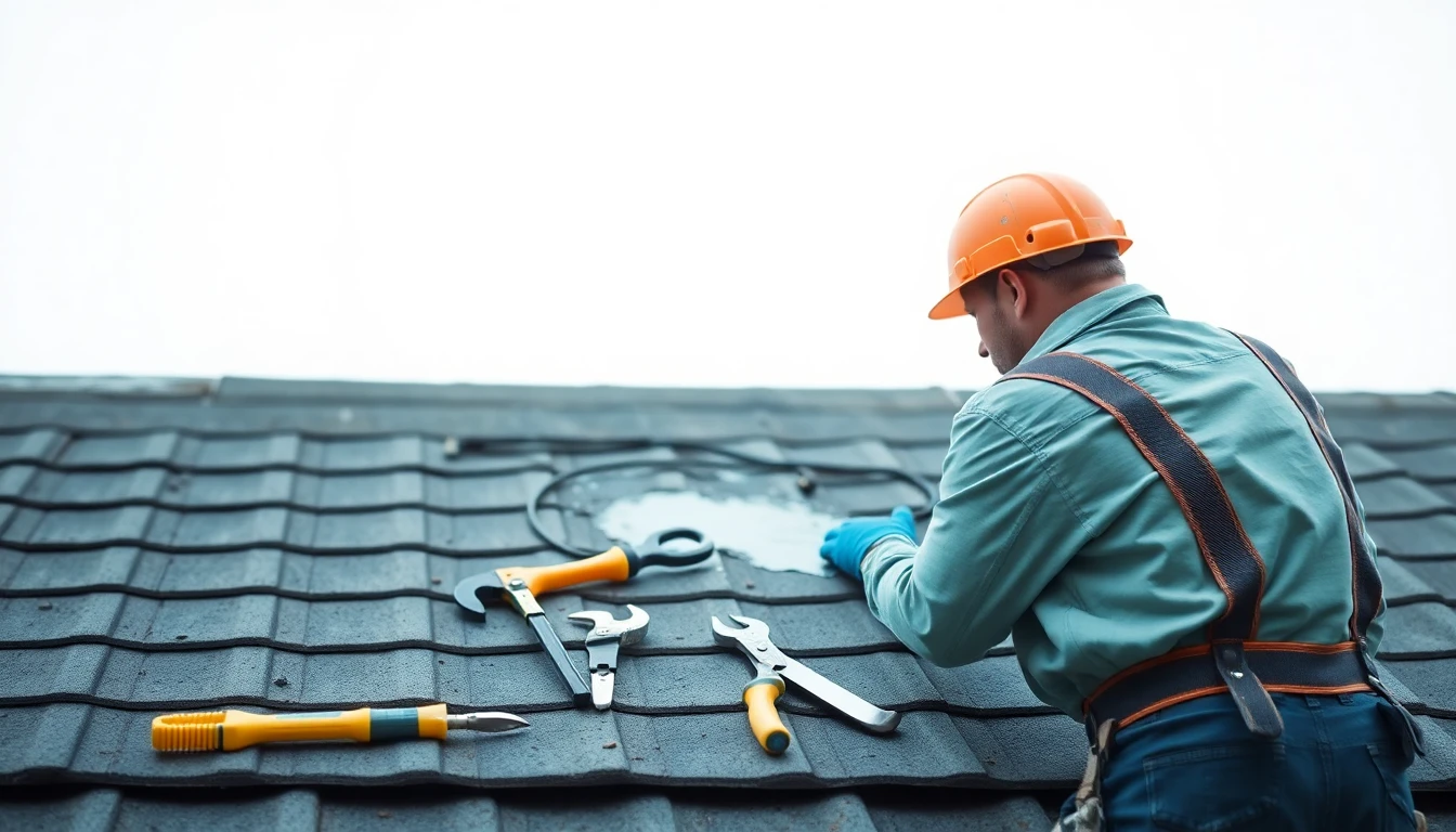 Roof leak repair